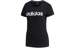 Adidas: Чёрная футболка 