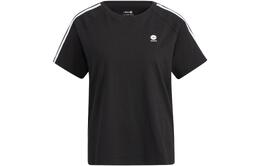 Adidas: Чёрная футболка 