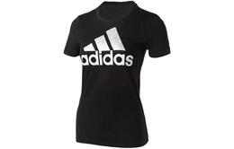 Adidas: Чёрная футболка 
