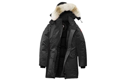 Canada Goose: Серый пуховик 