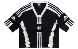 Adidas: Чёрная футболка 