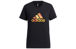 Adidas: Чёрная футболка 