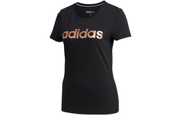 Adidas: Чёрная футболка 