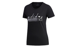 Adidas: Чёрная футболка 