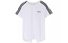 Adidas: Белая футболка 