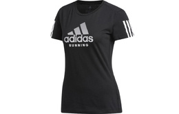 Adidas: Чёрная футболка 