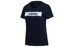Adidas: Чёрная футболка 