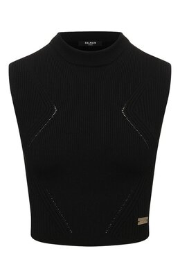 Balmain: Топ из вискозы 