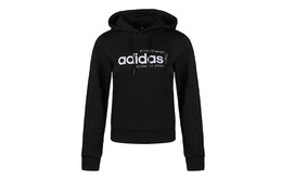 Adidas: Чёрная толстовка 