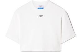 Off-White: Белая футболка 