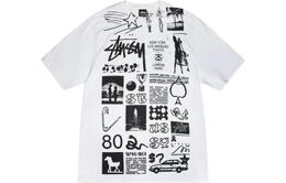 Stussy: Фиолетовая футболка 