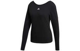 Adidas: Чёрная футболка 