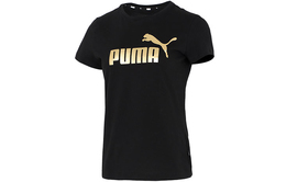 PUMA: Чёрная футболка 