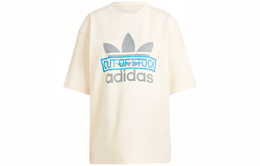 Adidas Originals: Бежевая футболка 