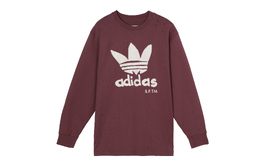 Adidas Originals: Бордовая футболка 