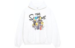 Balenciaga: Белая толстовка  The Simpsons