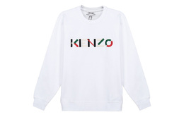 Kenzo: Белая толстовка 