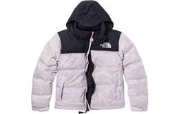 The North Face: Фиолетовый пуховик  1996