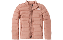 The North Face: Розовый пуховик 