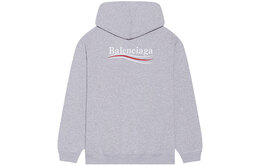 Balenciaga: Серая толстовка 