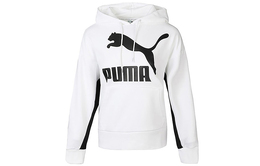 PUMA: Белая толстовка  Classics