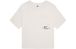 Nike: Белая футболка 