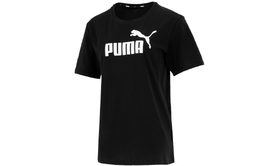 PUMA: Чёрная футболка 