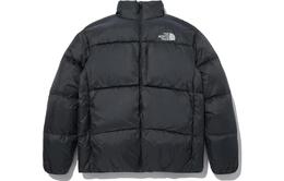 The North Face: Чёрный пуховик 