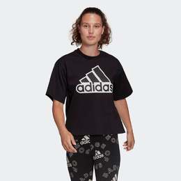 Adidas: Чёрная футболка  Essentials