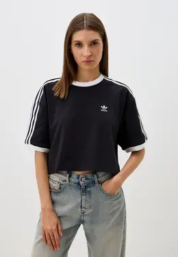 adidas Originals: Чёрная футболка 