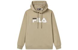 Fila: Толстовка цвета хаки 