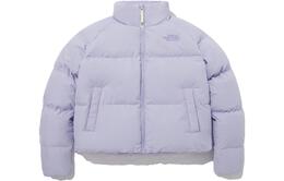 The North Face: Фиолетовый пуховик 