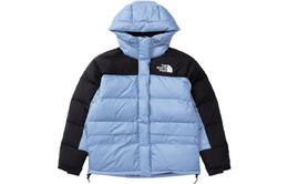 The North Face: Голубой пуховик 