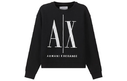 Armani Exchange: Чёрная толстовка 