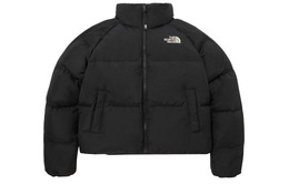 The North Face: Чёрный пуховик 