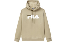 Fila: Толстовка цвета хаки 