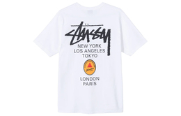 Stussy: Белая футболка 