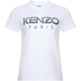 Kenzo: Белая футболка 