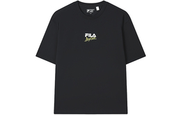 Fila: Чёрная футболка 