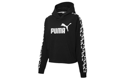 PUMA: Чёрная толстовка 