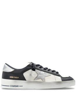 Golden Goose: Чёрные кроссовки  Stardan