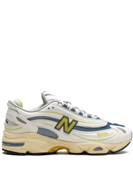 New Balance: Белые кроссовки 