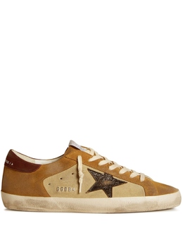 Golden Goose: Коричневые кроссовки  Super Star