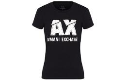 Armani Exchange: Чёрная футболка 