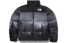 The North Face: Чёрный пуховик 