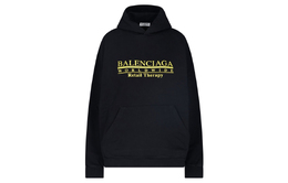 Balenciaga: Чёрная толстовка  Retail Therapy