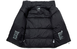 The North Face: Серый пуховик 