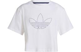 Adidas Originals: Белая футболка 