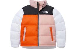 The North Face: Оранжевый пуховик 