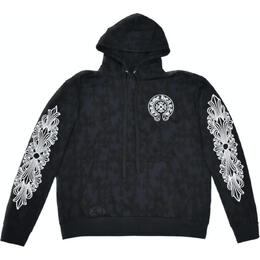 Chrome Hearts: Чёрная толстовка 